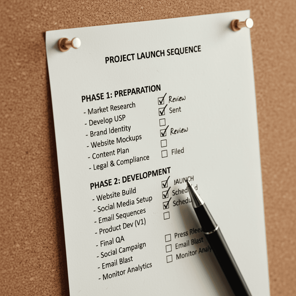 Marketing execution checklist