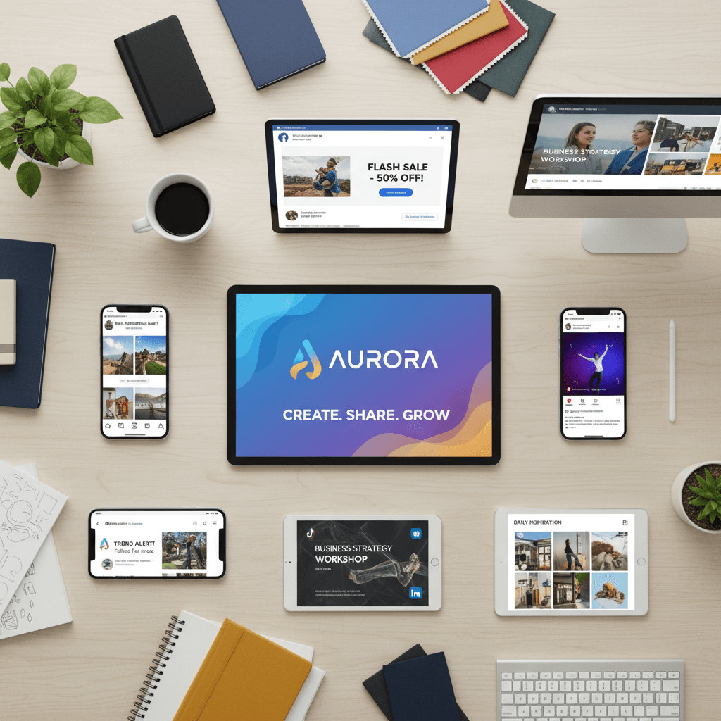 Social media asset creation