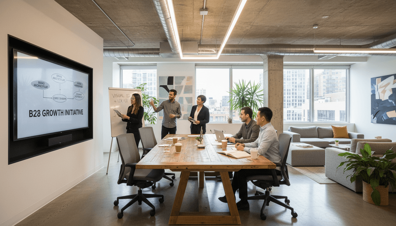 B2B marketing professionals working on strategic content and branded design projects